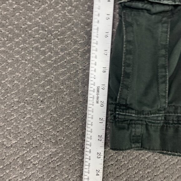 American Eagle Outfitters Classic Length Cargo Shorts Mens 38 Faded Black Cotton - Picture 9 of 10